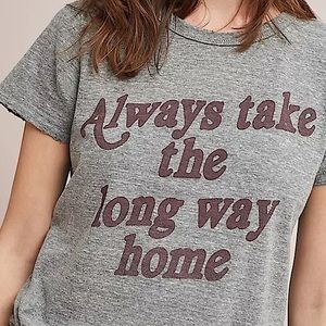 Anthropologie Long Way Home Graphic Tee
